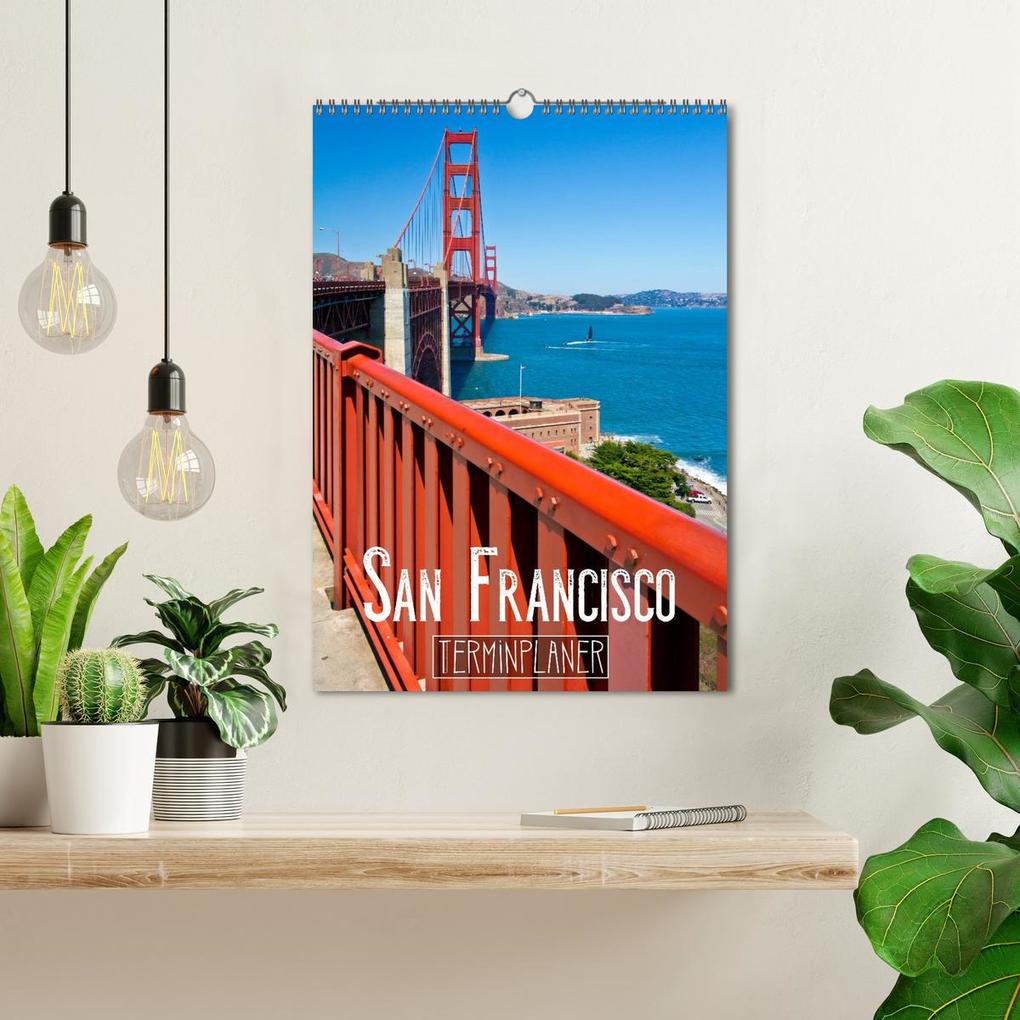 Weitere Ansicht: SAN FRANCISCO Terminplaner (Wandkalender 2026 DIN A3 hoch), CALVENDO Monatskalender | Calvendo, Melanie Viola