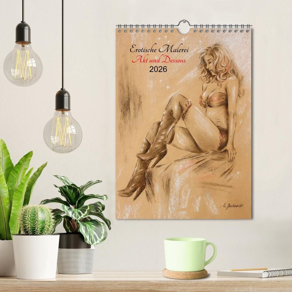 Weitere Ansicht: Erotische Malerei - Akt und Dessous (Wandkalender 2026 DIN A4 hoch), CALVENDO Monatskalender | Calvendo, Marita Zacharias
