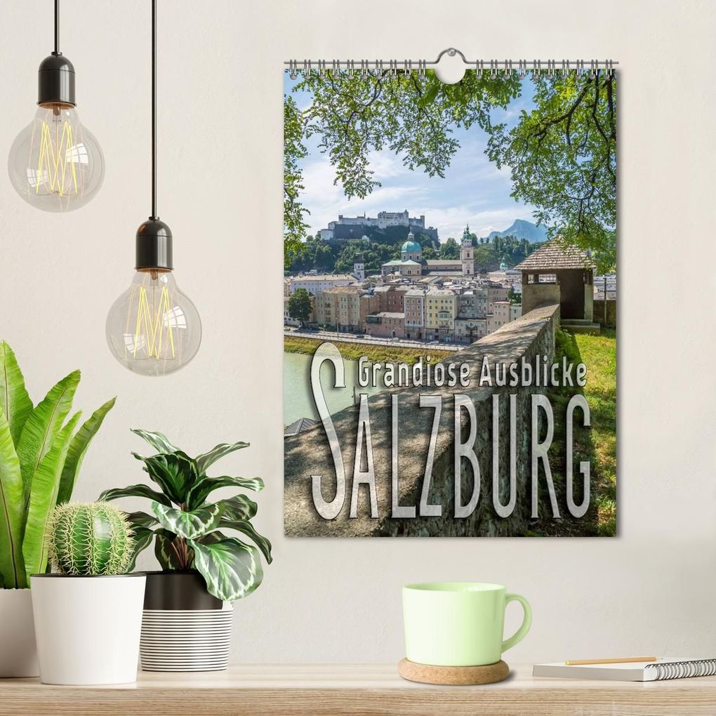 Weitere Ansicht: SALZBURG Grandiose Ausblicke (Wandkalender 2026 DIN A4 hoch), CALVENDO Monatskalender | Calvendo, Melanie Viola
