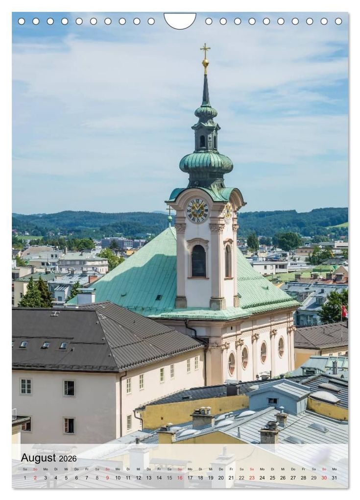 Weitere Ansicht: SALZBURG Grandiose Ausblicke (Wandkalender 2026 DIN A4 hoch), CALVENDO Monatskalender | Calvendo, Melanie Viola