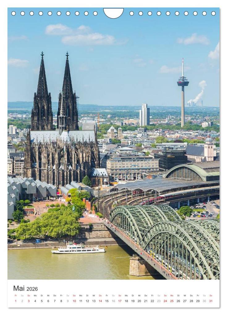 Weitere Ansicht: Kölner Dom - Blickwinkel auf ein Wahrzeichen (Wandkalender 2026 DIN A4 hoch), CALVENDO Monatskalender | Calvendo, rclassen, rclassen rclassen