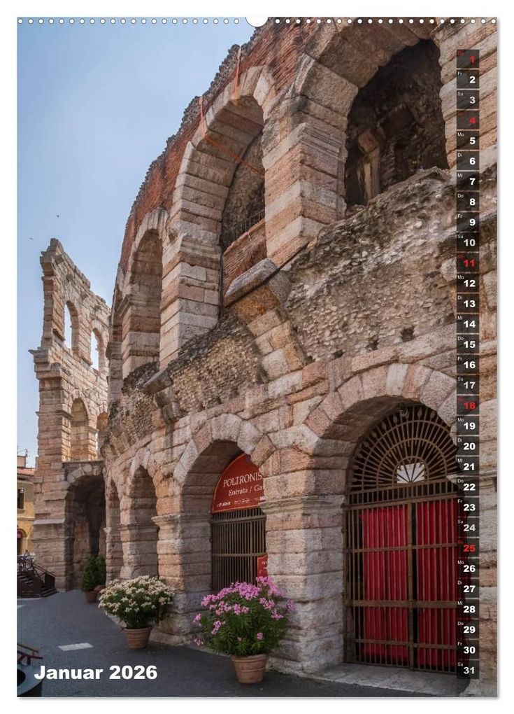 Weitere Ansicht: VERONA Bildschöne Altstadt (Wandkalender 2026 DIN A2 hoch), CALVENDO Monatskalender | Calvendo, Melanie Viola