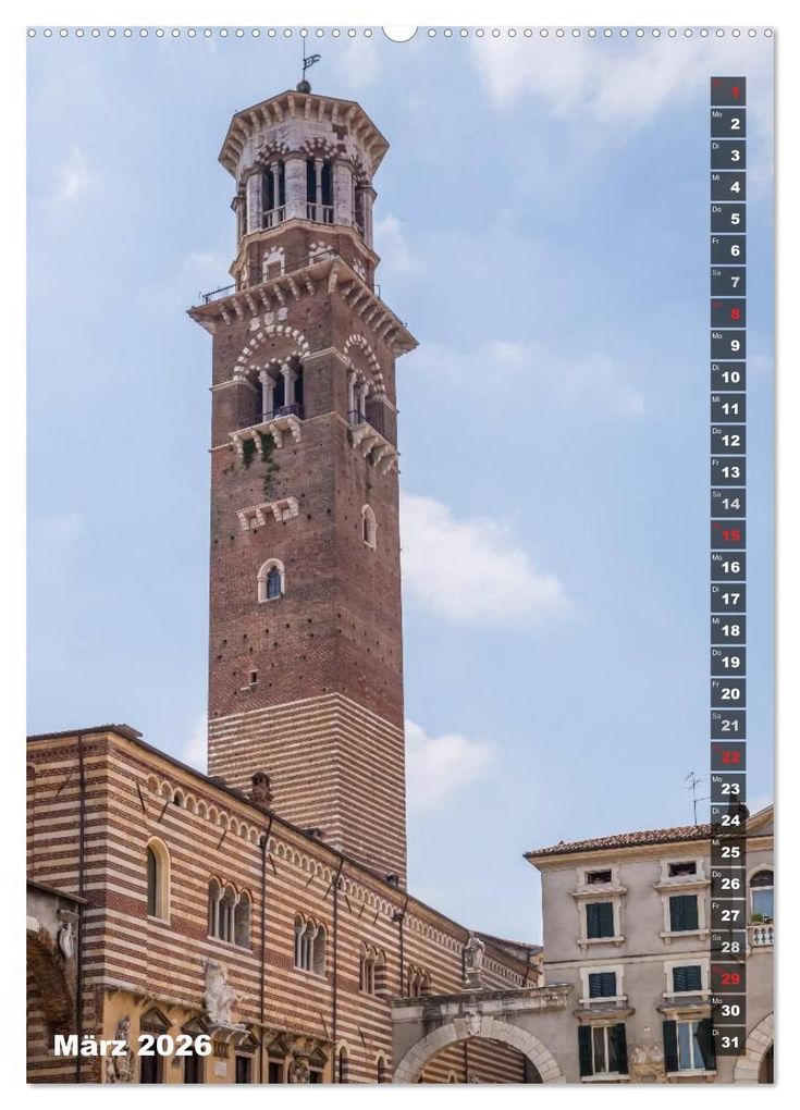 Weitere Ansicht: VERONA Bildschöne Altstadt (Wandkalender 2026 DIN A2 hoch), CALVENDO Monatskalender | Calvendo, Melanie Viola