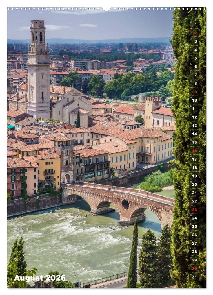Weitere Ansicht: VERONA Bildschöne Altstadt (Wandkalender 2026 DIN A2 hoch), CALVENDO Monatskalender | Calvendo, Melanie Viola
