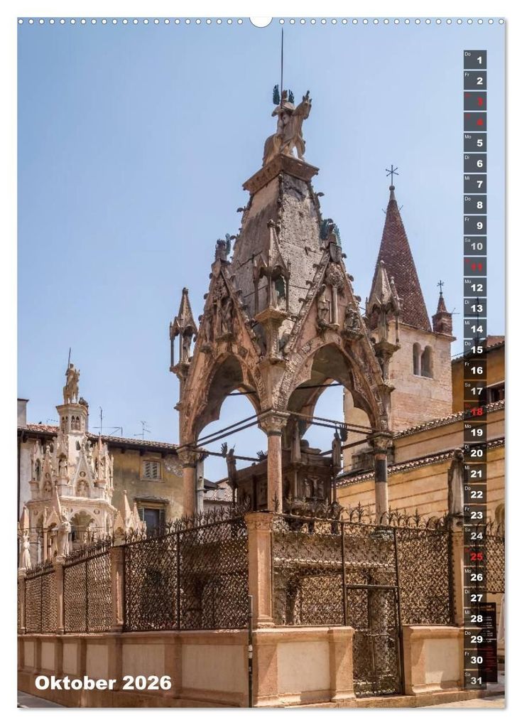 Weitere Ansicht: VERONA Bildschöne Altstadt (Wandkalender 2026 DIN A2 hoch), CALVENDO Monatskalender | Calvendo, Melanie Viola