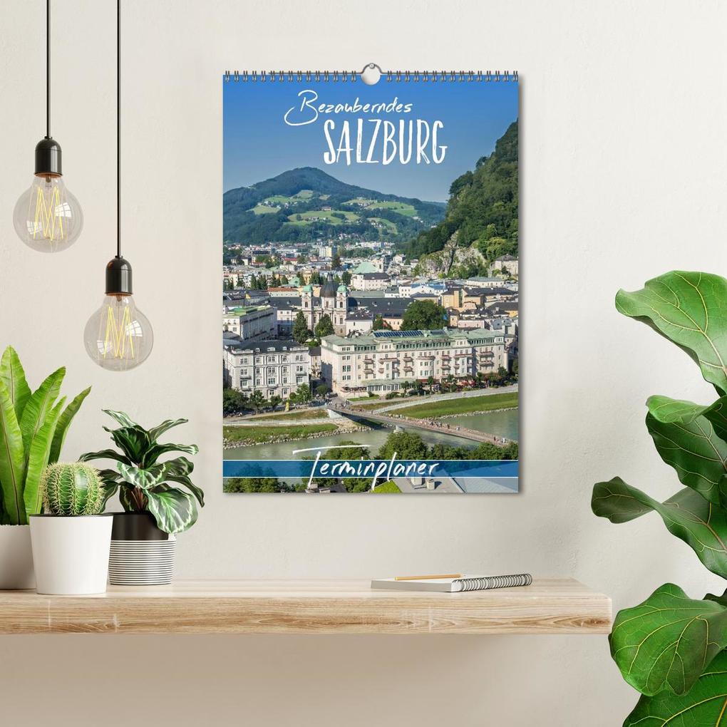 Weitere Ansicht: Bezauberndes SALZBURG / Terminplaner (Wandkalender 2026 DIN A3 hoch), CALVENDO Monatskalender | Calvendo, Melanie Viola