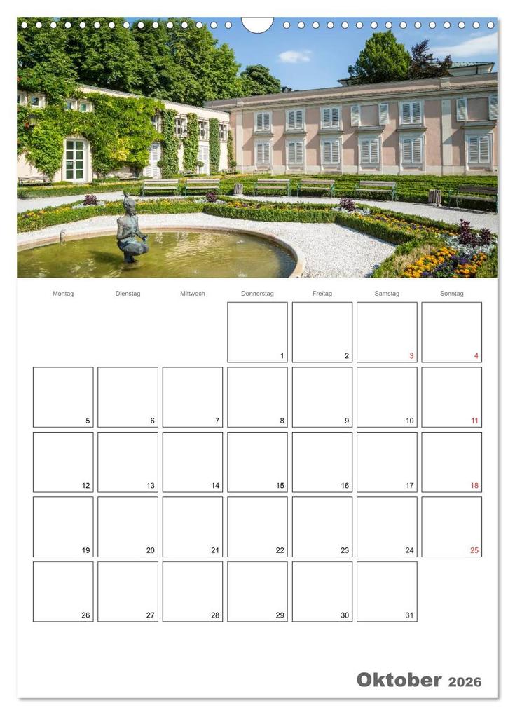 Weitere Ansicht: Bezauberndes SALZBURG / Terminplaner (Wandkalender 2026 DIN A3 hoch), CALVENDO Monatskalender | Calvendo, Melanie Viola