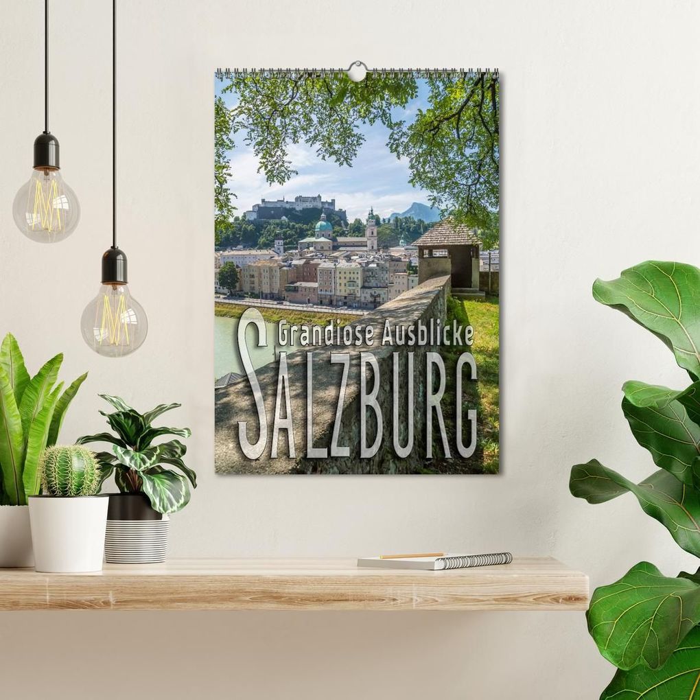 Weitere Ansicht: SALZBURG Grandiose Ausblicke (Wandkalender 2026 DIN A3 hoch), CALVENDO Monatskalender | Calvendo, Melanie Viola