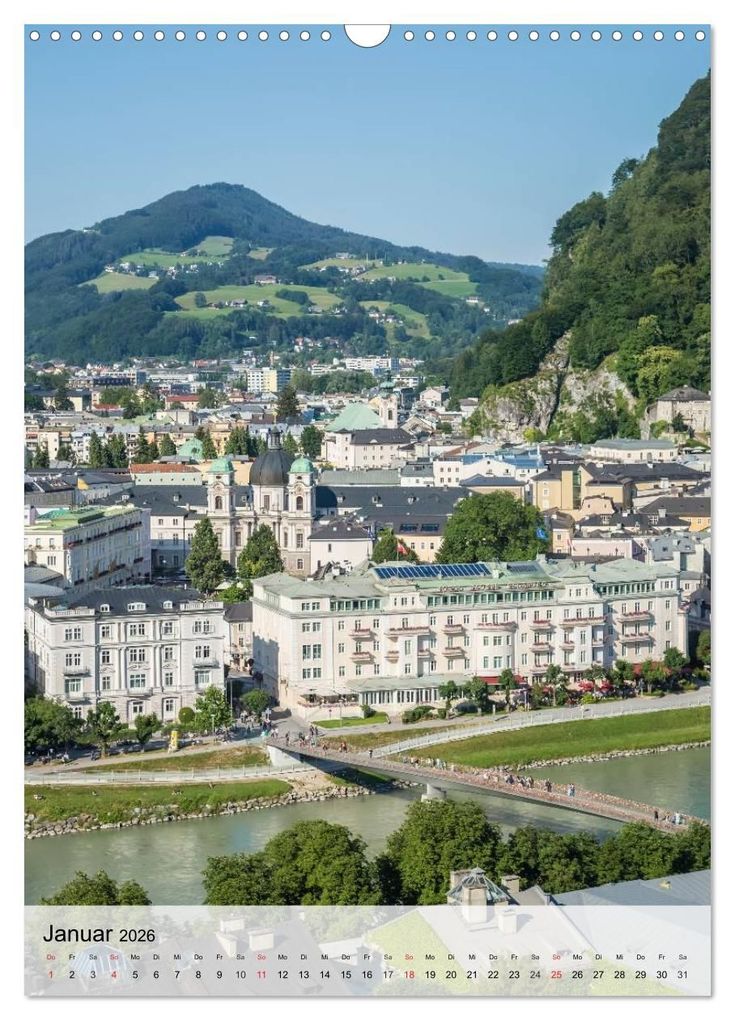 Weitere Ansicht: SALZBURG Grandiose Ausblicke (Wandkalender 2026 DIN A3 hoch), CALVENDO Monatskalender | Calvendo, Melanie Viola