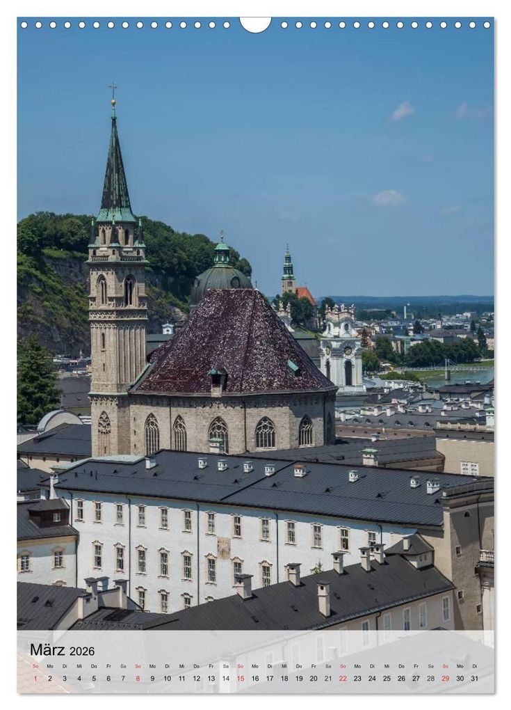 Weitere Ansicht: SALZBURG Grandiose Ausblicke (Wandkalender 2026 DIN A3 hoch), CALVENDO Monatskalender | Calvendo, Melanie Viola