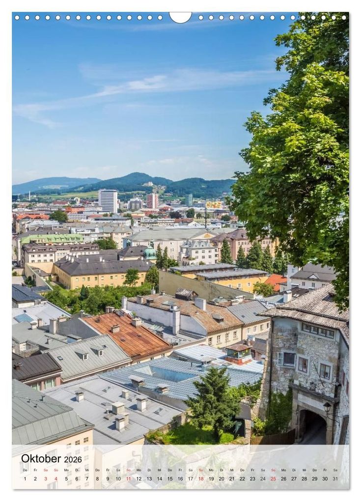 Weitere Ansicht: SALZBURG Grandiose Ausblicke (Wandkalender 2026 DIN A3 hoch), CALVENDO Monatskalender | Calvendo, Melanie Viola