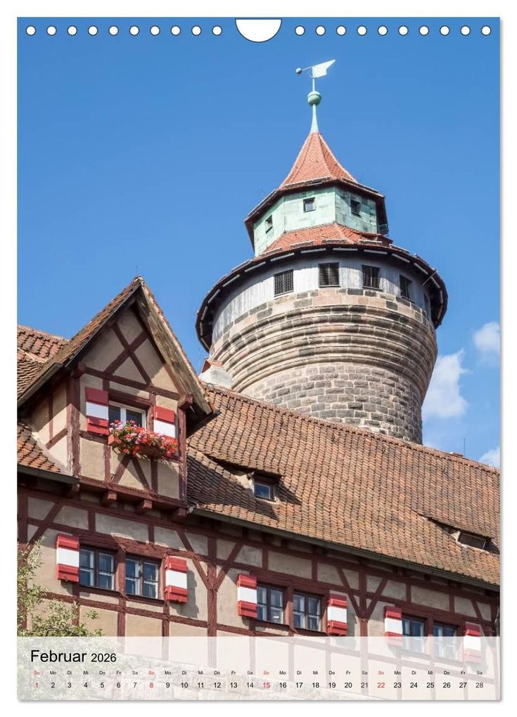 Weitere Ansicht: NÜRNBERG Charmante Altstadt (Wandkalender 2026 DIN A4 hoch), CALVENDO Monatskalender | Calvendo, Melanie Viola