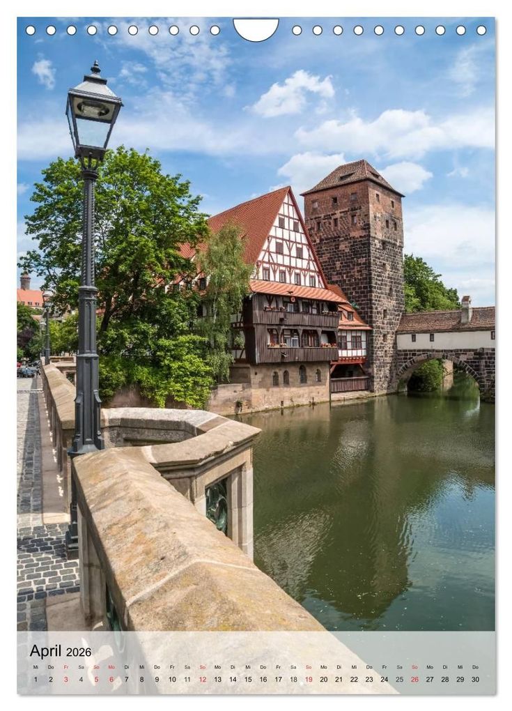 Weitere Ansicht: NÜRNBERG Charmante Altstadt (Wandkalender 2026 DIN A4 hoch), CALVENDO Monatskalender | Calvendo, Melanie Viola