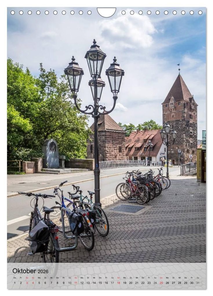 Weitere Ansicht: NÜRNBERG Charmante Altstadt (Wandkalender 2026 DIN A4 hoch), CALVENDO Monatskalender | Calvendo, Melanie Viola