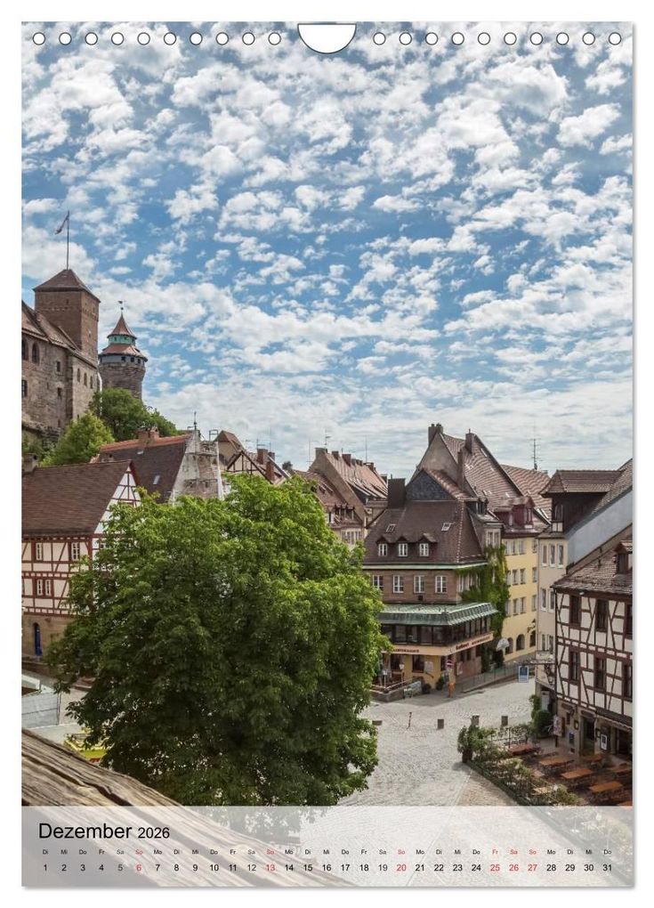 Weitere Ansicht: NÜRNBERG Charmante Altstadt (Wandkalender 2026 DIN A4 hoch), CALVENDO Monatskalender | Calvendo, Melanie Viola