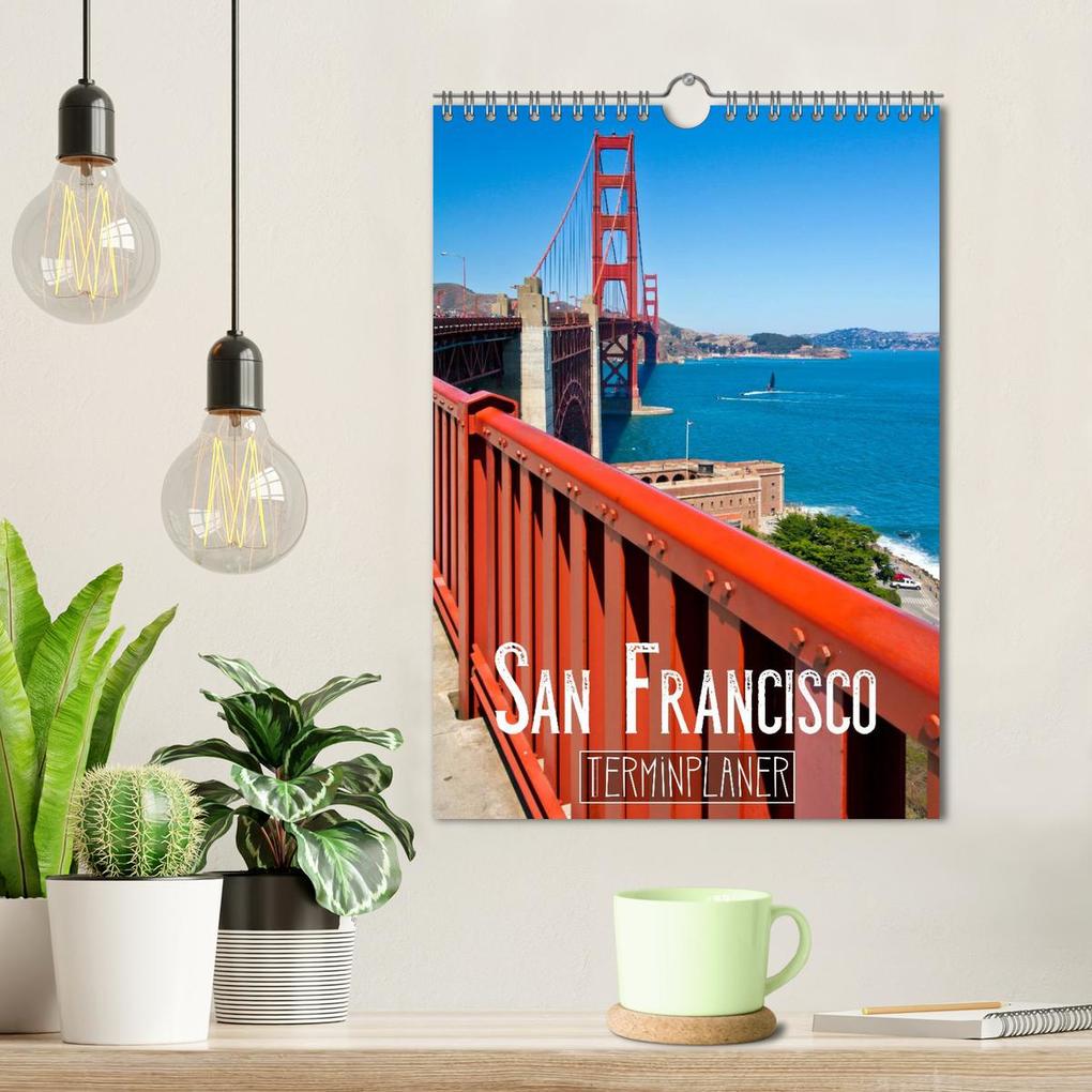 Weitere Ansicht: SAN FRANCISCO Terminplaner (Wandkalender 2026 DIN A4 hoch), CALVENDO Monatskalender | Calvendo, Melanie Viola
