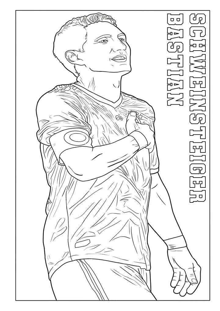 Weitere Ansicht: Fußball-Malbuch STARS & LEGENDEN der deutschen Nationalmannschaft ab 6 Jahren mit 50 Motiven zum Ausmalen - ohne Spielersteckbrief | Josef Mickey Müller