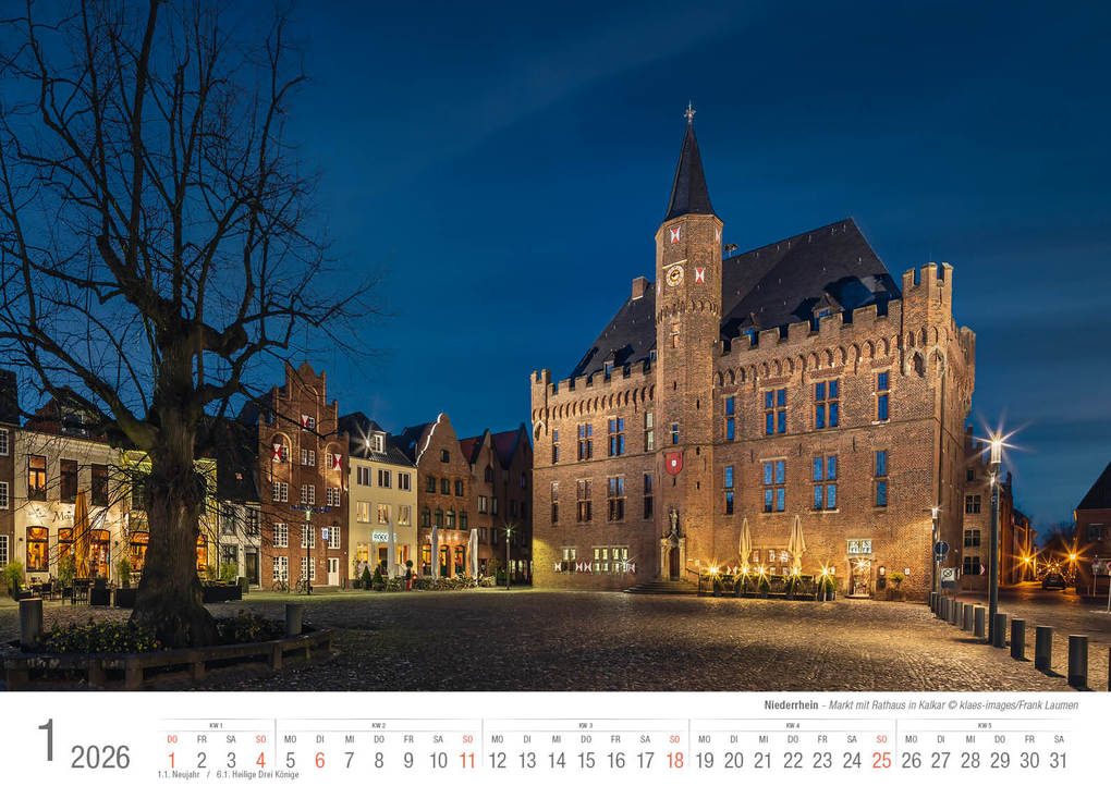 Weitere Ansicht: Niederrhein 2026 Bildkalender A3 Spiralbindung