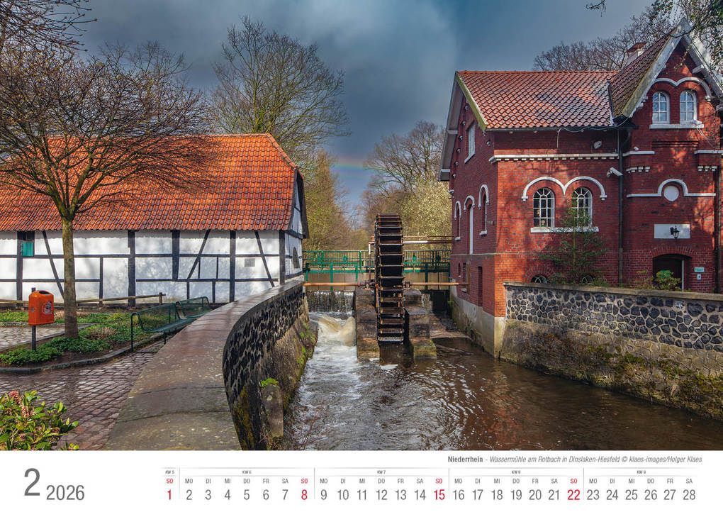 Weitere Ansicht: Niederrhein 2026 Bildkalender A3 Spiralbindung