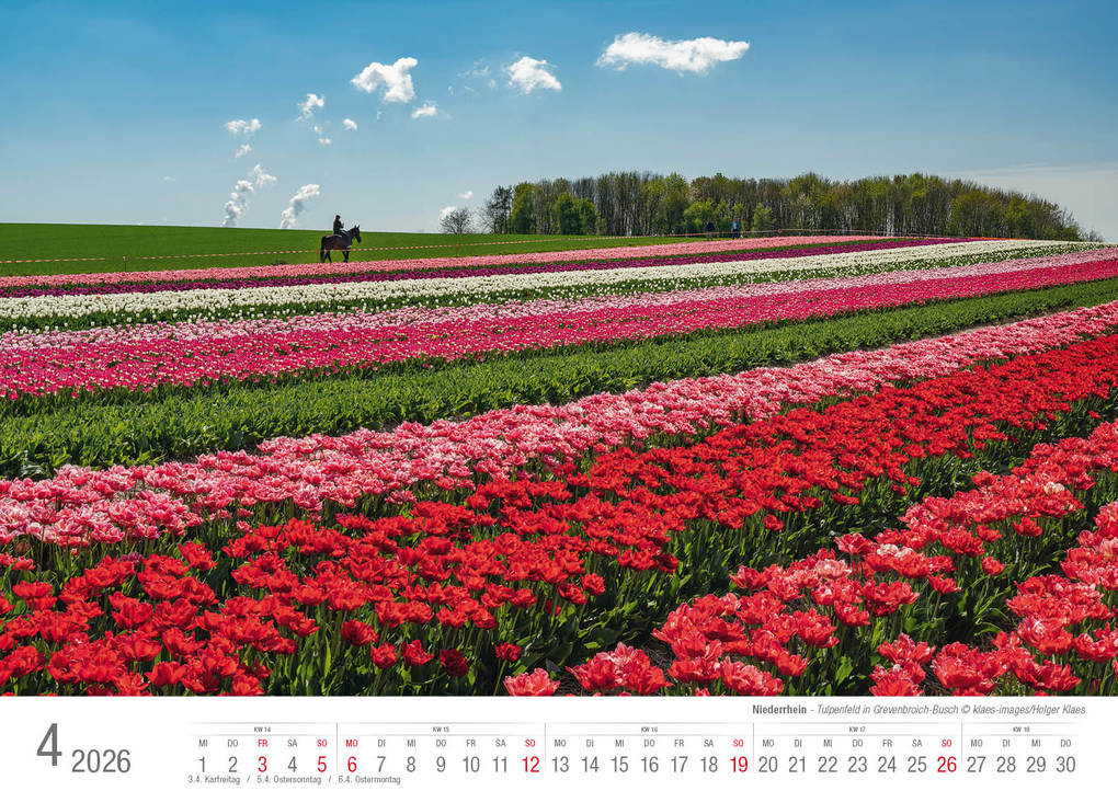 Weitere Ansicht: Niederrhein 2026 Bildkalender A3 Spiralbindung