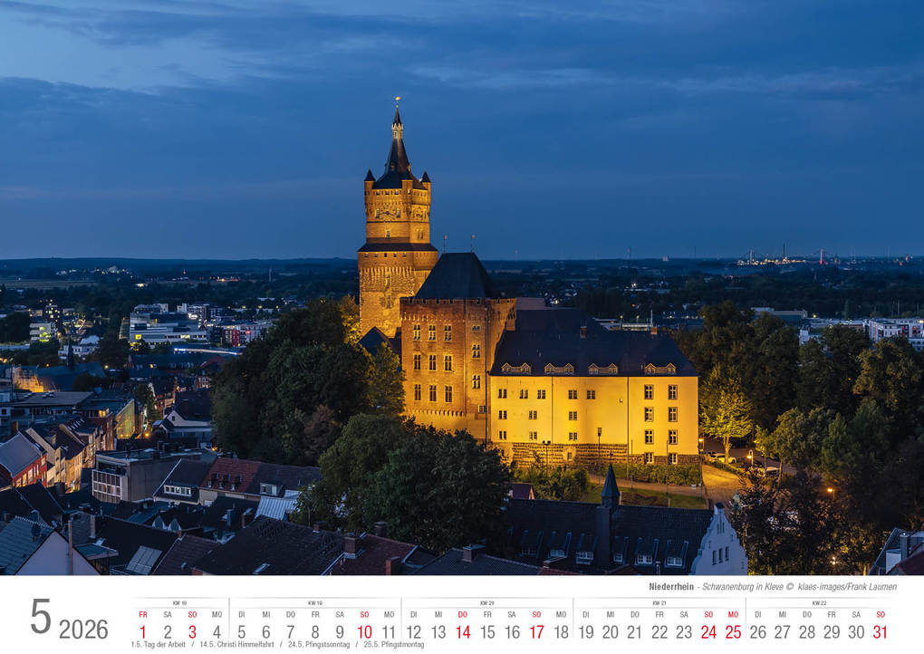 Weitere Ansicht: Niederrhein 2026 Bildkalender A3 Spiralbindung