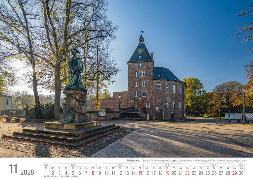 Weitere Ansicht: Niederrhein 2026 Bildkalender A3 Spiralbindung