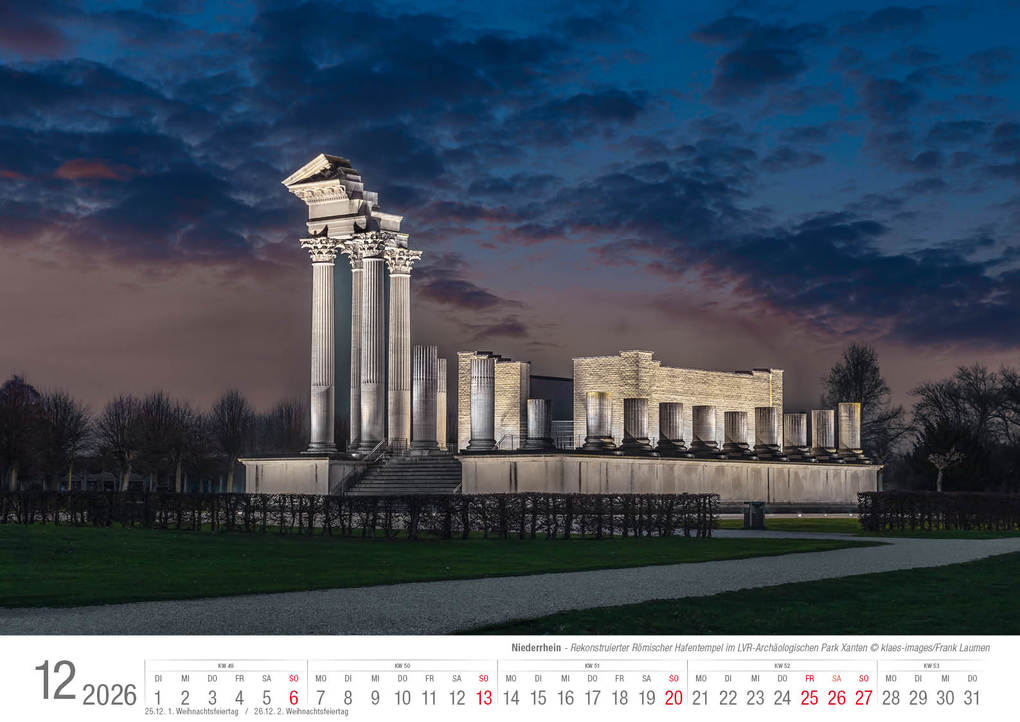 Weitere Ansicht: Niederrhein 2026 Bildkalender A3 Spiralbindung