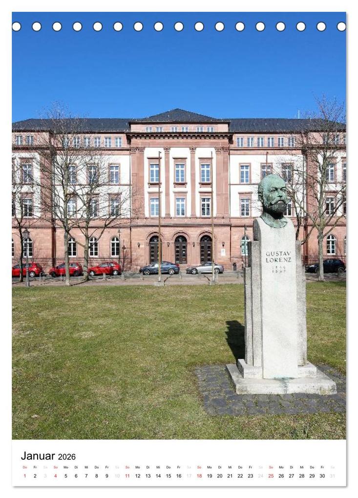 Weitere Ansicht: Darmstadt 2026 Bilder vom Frankfurter Taxifahrer Petrus Bodenstaff (Tischkalender 2026 DIN A5 hoch), CALVENDO Monatskalender | Petrus Bodenstaff, Calvendo