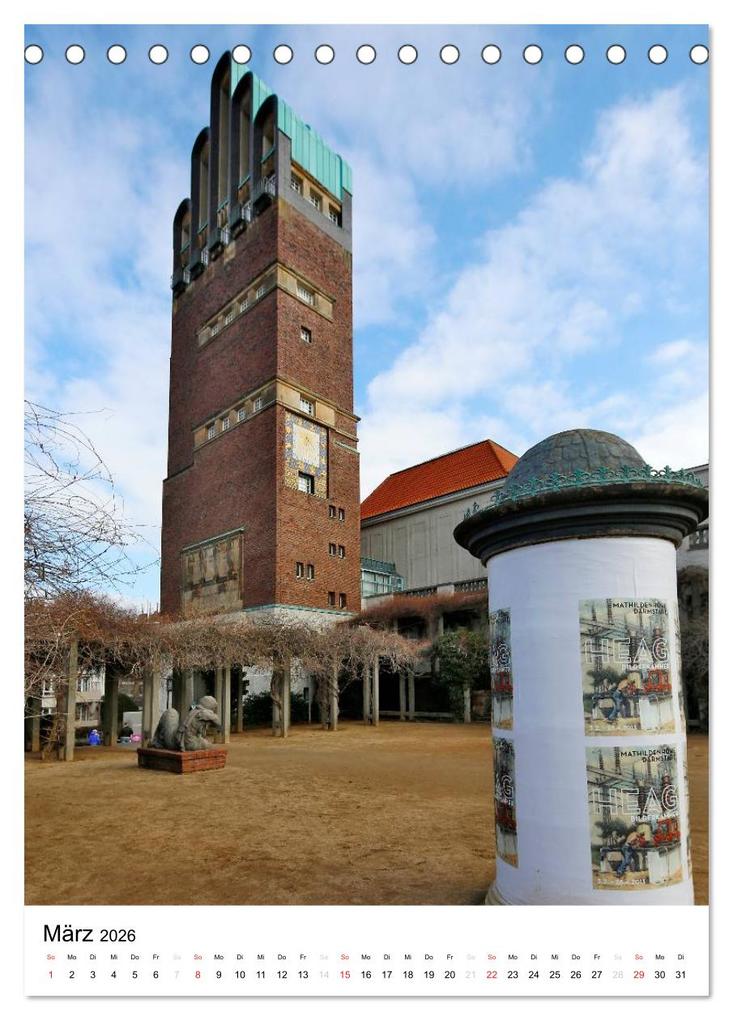 Weitere Ansicht: Darmstadt 2026 Bilder vom Frankfurter Taxifahrer Petrus Bodenstaff (Tischkalender 2026 DIN A5 hoch), CALVENDO Monatskalender | Petrus Bodenstaff, Calvendo