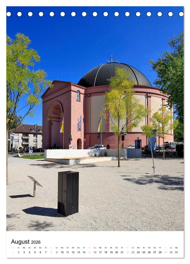 Weitere Ansicht: Darmstadt 2026 Bilder vom Frankfurter Taxifahrer Petrus Bodenstaff (Tischkalender 2026 DIN A5 hoch), CALVENDO Monatskalender | Petrus Bodenstaff, Calvendo