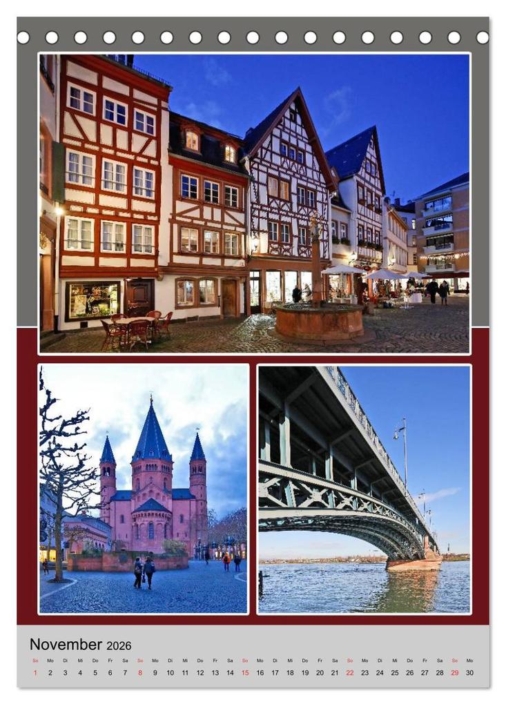 Weitere Ansicht: Rhein-Main 2026 vom Taxifahrer Petrus Bodenstaff (Tischkalender 2026 DIN A5 hoch), CALVENDO Monatskalender | Petrus Bodenstaff, Calvendo
