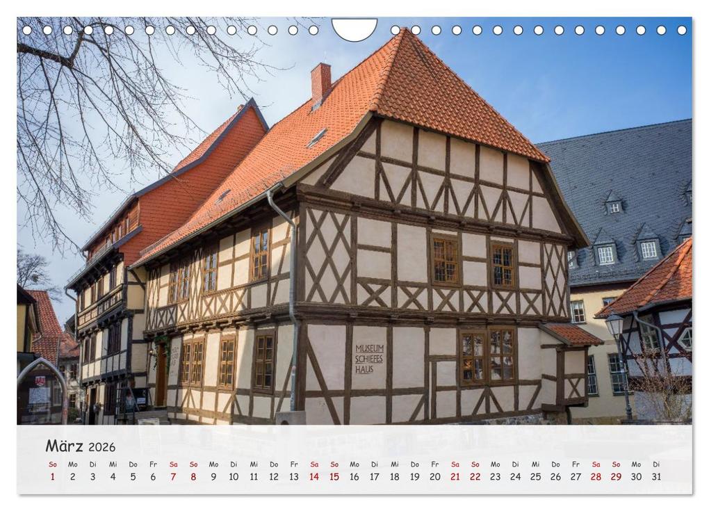 Weitere Ansicht: Wernigerode - Historische Fachwerkstadt am Harz (Wandkalender 2026 DIN A4 quer), CALVENDO Monatskalender | Thomas Bugdoll, Calvendo