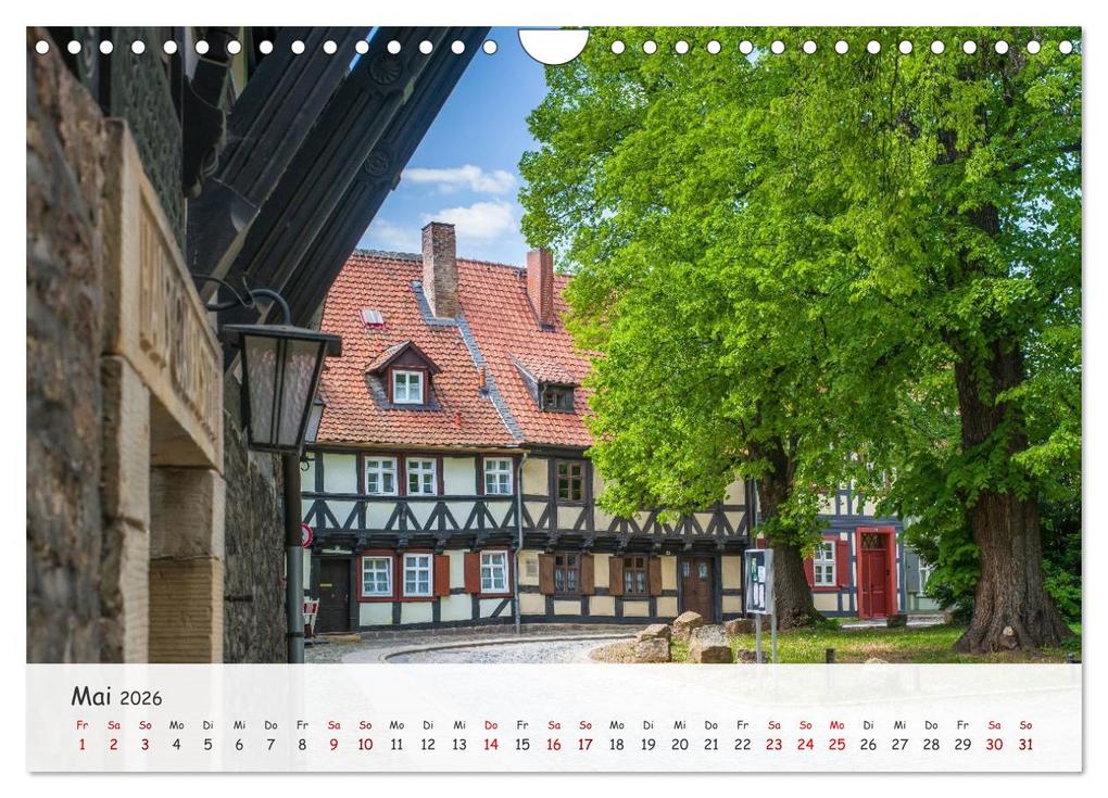 Weitere Ansicht: Wernigerode - Historische Fachwerkstadt am Harz (Wandkalender 2026 DIN A4 quer), CALVENDO Monatskalender | Thomas Bugdoll, Calvendo