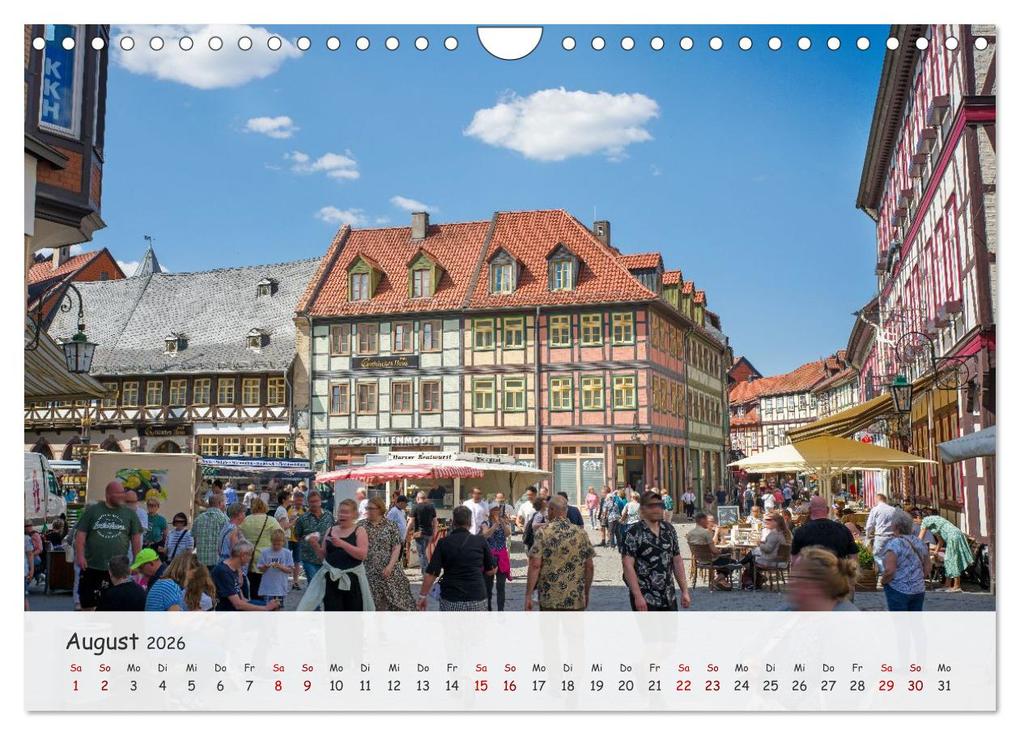 Weitere Ansicht: Wernigerode - Historische Fachwerkstadt am Harz (Wandkalender 2026 DIN A4 quer), CALVENDO Monatskalender | Thomas Bugdoll, Calvendo