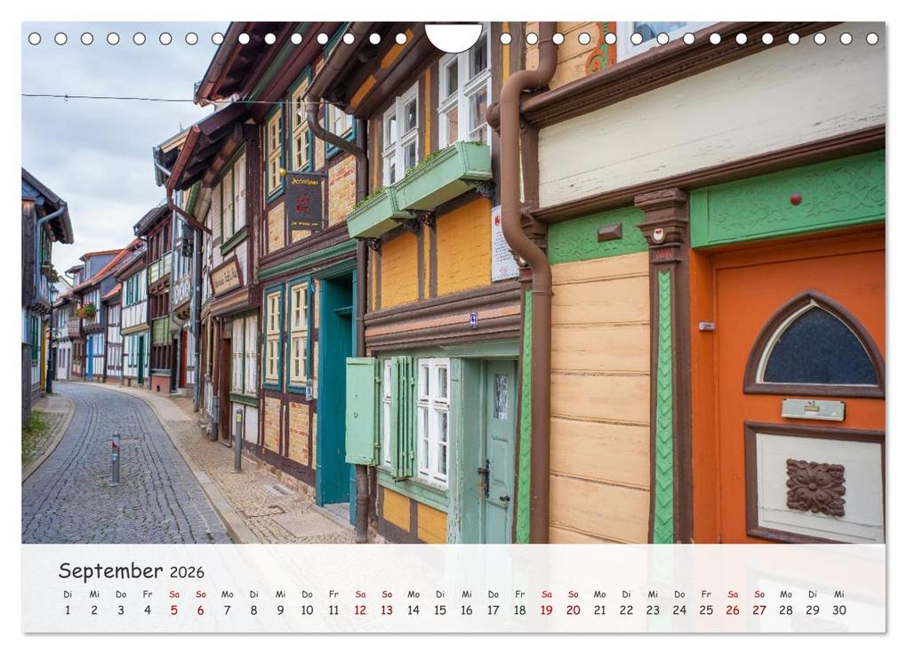 Weitere Ansicht: Wernigerode - Historische Fachwerkstadt am Harz (Wandkalender 2026 DIN A4 quer), CALVENDO Monatskalender | Thomas Bugdoll, Calvendo