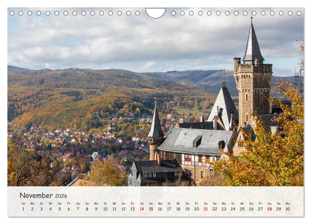 Weitere Ansicht: Wernigerode - Historische Fachwerkstadt am Harz (Wandkalender 2026 DIN A4 quer), CALVENDO Monatskalender | Thomas Bugdoll, Calvendo