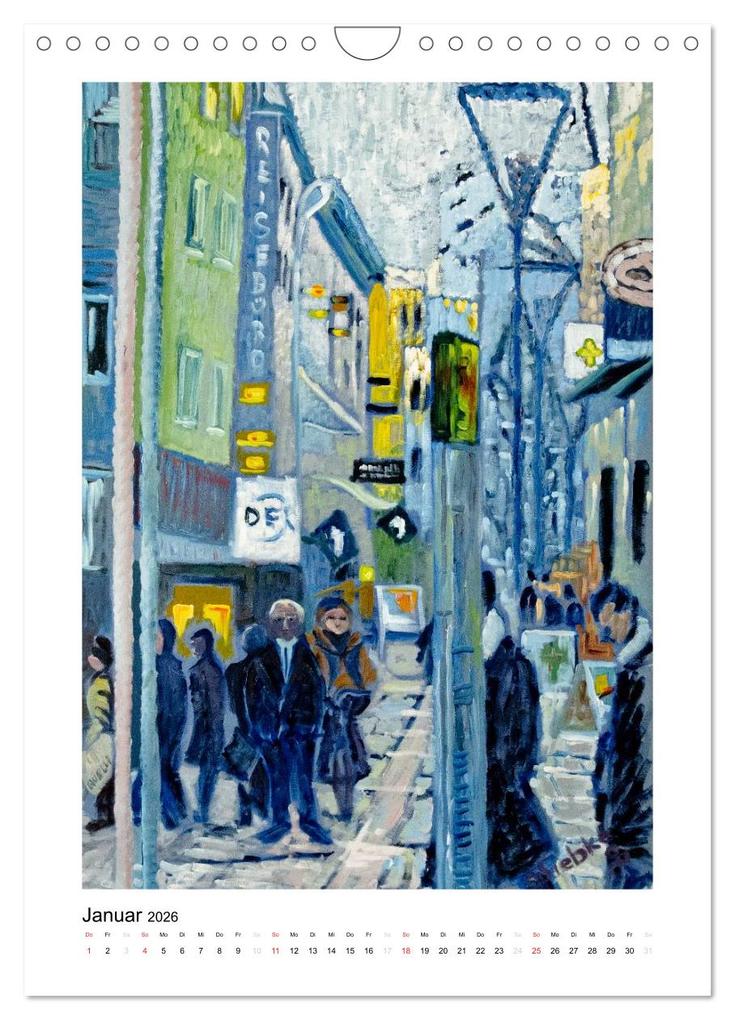 Weitere Ansicht: Kleine Mainzer Momente (Wandkalender 2026 DIN A4 hoch), CALVENDO Monatskalender | Margarita Siebke, Calvendo