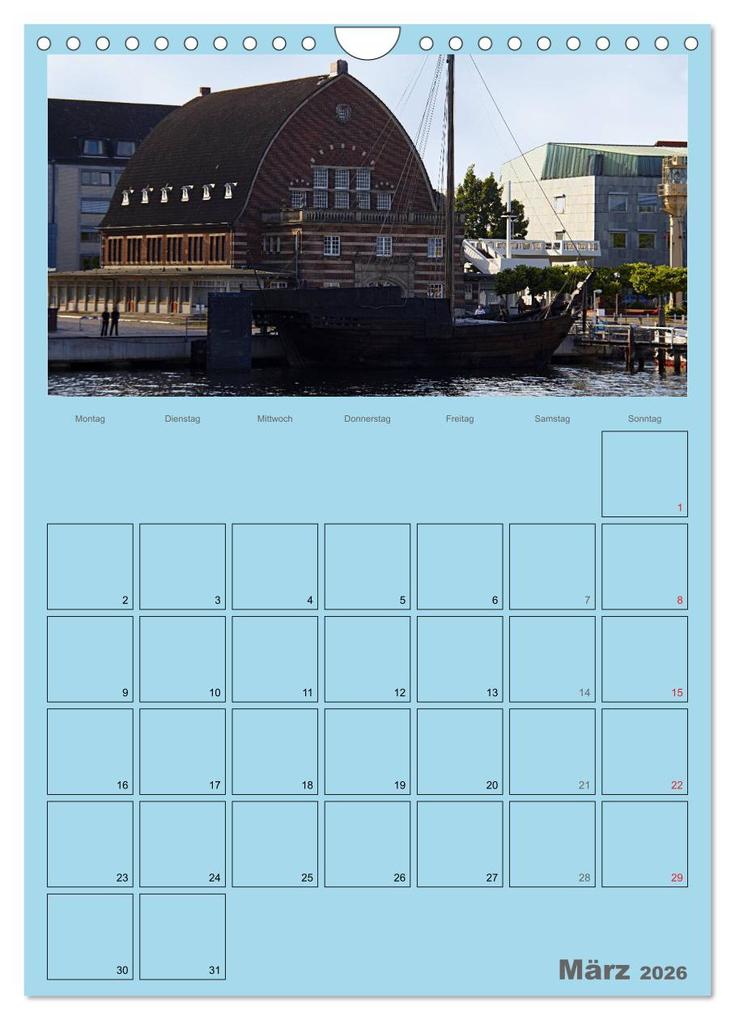 Weitere Ansicht: Rund um die Kieler Förde / Planer (Wandkalender 2026 DIN A4 hoch), CALVENDO Monatskalender | Veronika Rix, Calvendo