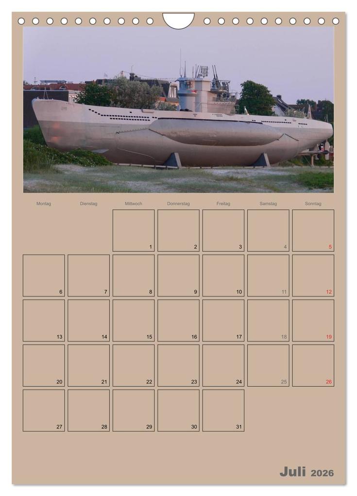Weitere Ansicht: Rund um die Kieler Förde / Planer (Wandkalender 2026 DIN A4 hoch), CALVENDO Monatskalender | Veronika Rix, Calvendo