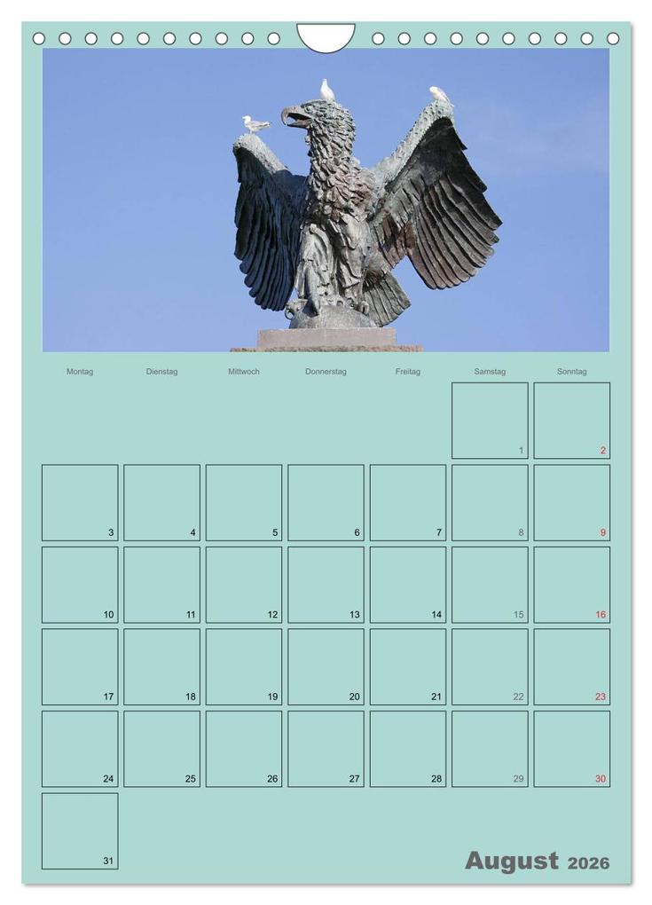 Weitere Ansicht: Rund um die Kieler Förde / Planer (Wandkalender 2026 DIN A4 hoch), CALVENDO Monatskalender | Veronika Rix, Calvendo