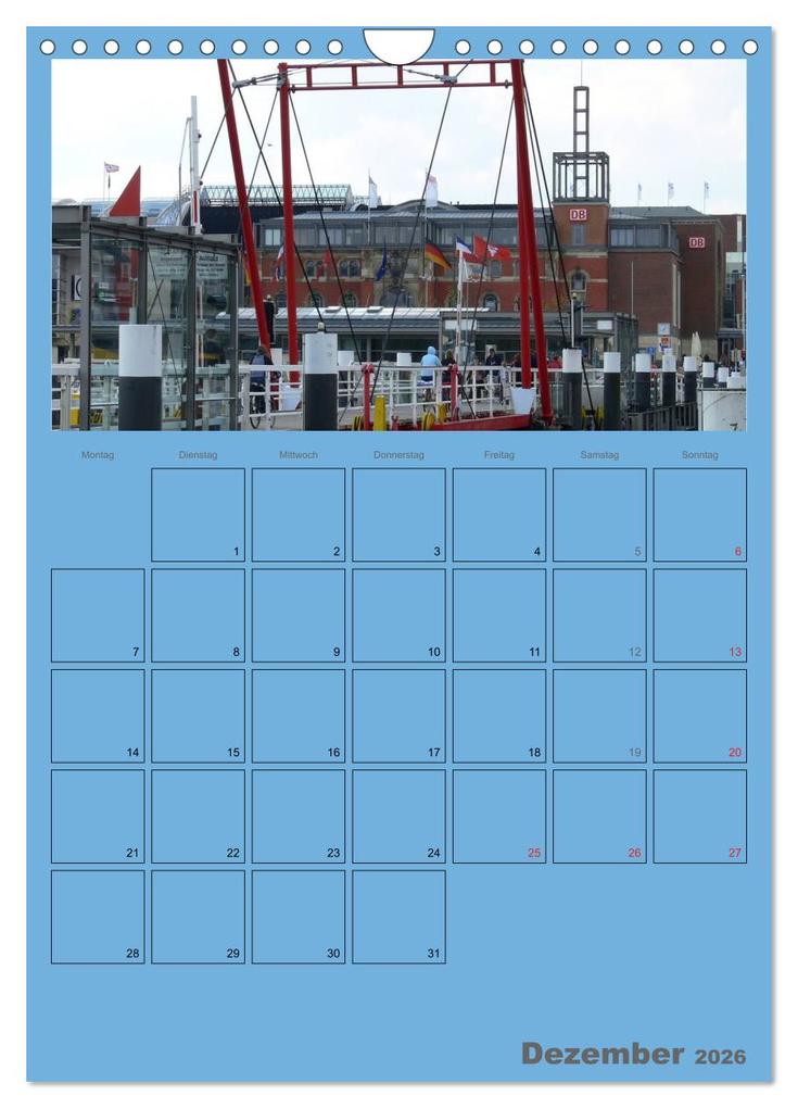 Weitere Ansicht: Rund um die Kieler Förde / Planer (Wandkalender 2026 DIN A4 hoch), CALVENDO Monatskalender | Veronika Rix, Calvendo