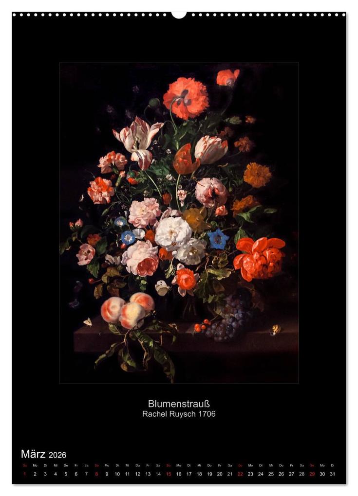 Weitere Ansicht: Stillleben - Illusionistische Malerei der Renaissance (Wandkalender 2026 DIN A2 hoch), CALVENDO Monatskalender | Alexander Bartek, Calvendo