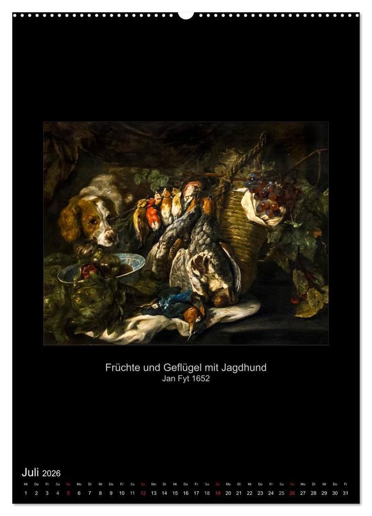 Weitere Ansicht: Stillleben - Illusionistische Malerei der Renaissance (Wandkalender 2026 DIN A2 hoch), CALVENDO Monatskalender | Alexander Bartek, Calvendo