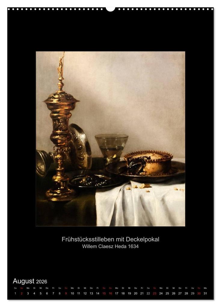 Weitere Ansicht: Stillleben - Illusionistische Malerei der Renaissance (Wandkalender 2026 DIN A2 hoch), CALVENDO Monatskalender | Alexander Bartek, Calvendo