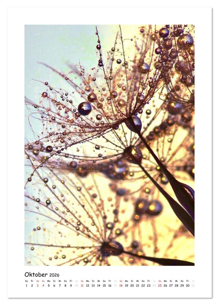 Weitere Ansicht: Die Pusteblume neu erleben (Wandkalender 2026 DIN A4 hoch), CALVENDO Monatskalender | Julia Delgado, Calvendo