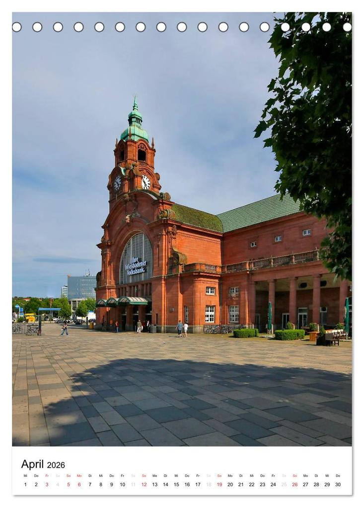Weitere Ansicht: Wiesbaden Kalender 2026 Bilder vom Frankfurter Taxifahrer Petrus (Tischkalender 2026 DIN A5 hoch), CALVENDO Monatskalender | Petrus Bodenstaff, Calvendo