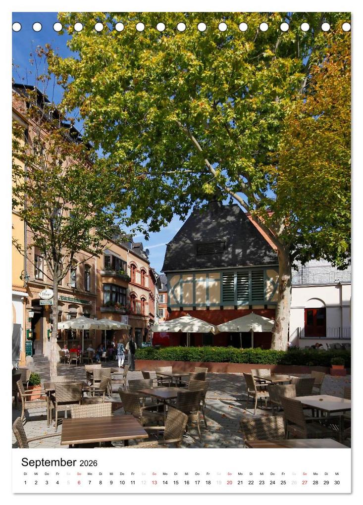 Weitere Ansicht: Wiesbaden Kalender 2026 Bilder vom Frankfurter Taxifahrer Petrus (Tischkalender 2026 DIN A5 hoch), CALVENDO Monatskalender | Petrus Bodenstaff, Calvendo