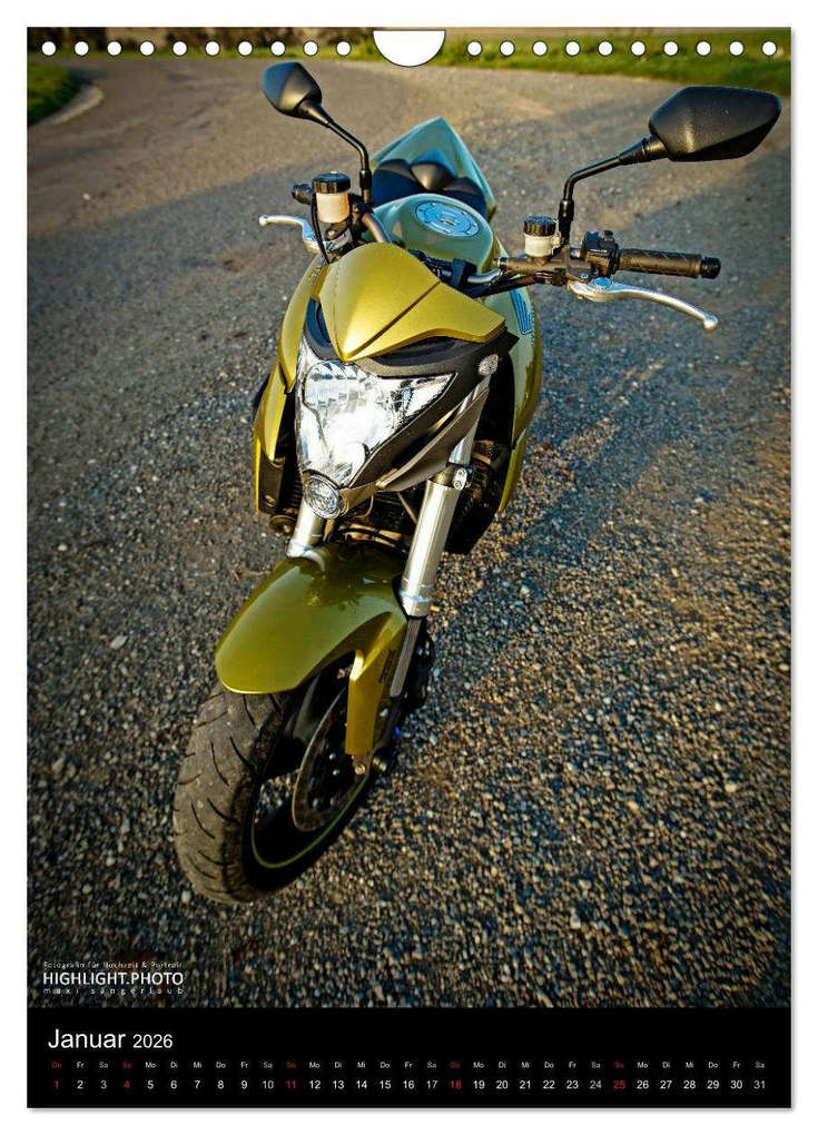 Weitere Ansicht: HONDA CB1000R (Wandkalender 2026 DIN A4 hoch), CALVENDO Monatskalender | Maxi Sängerlaub HIGHLIGHT.photo, Calvendo