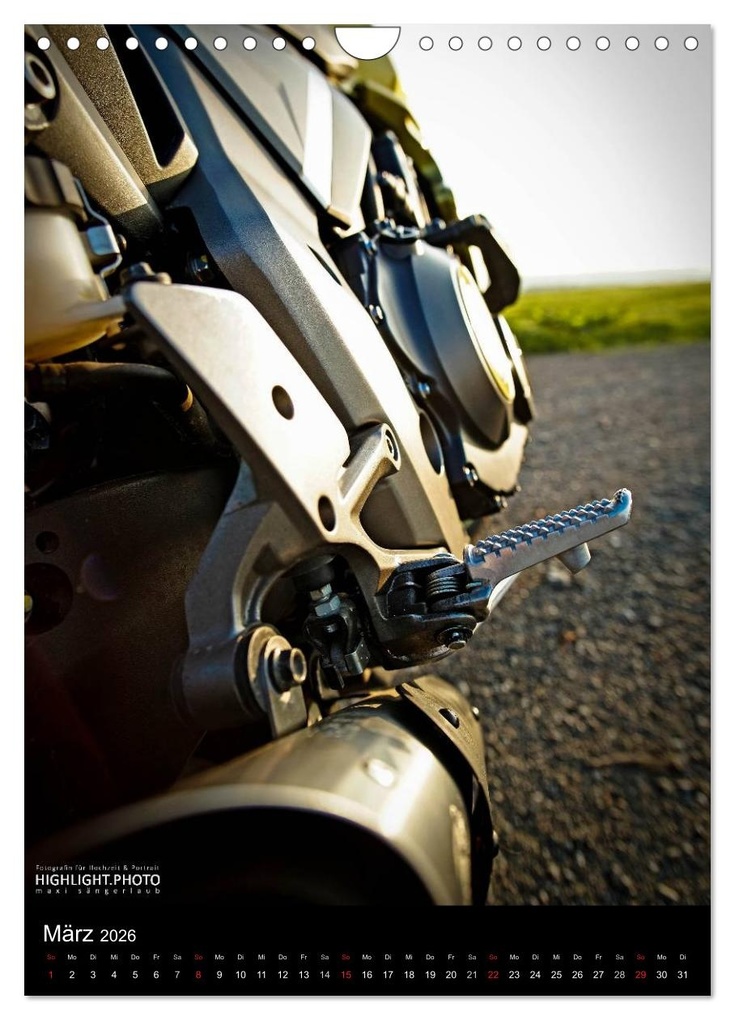 Weitere Ansicht: HONDA CB1000R (Wandkalender 2026 DIN A4 hoch), CALVENDO Monatskalender | Maxi Sängerlaub HIGHLIGHT.photo, Calvendo