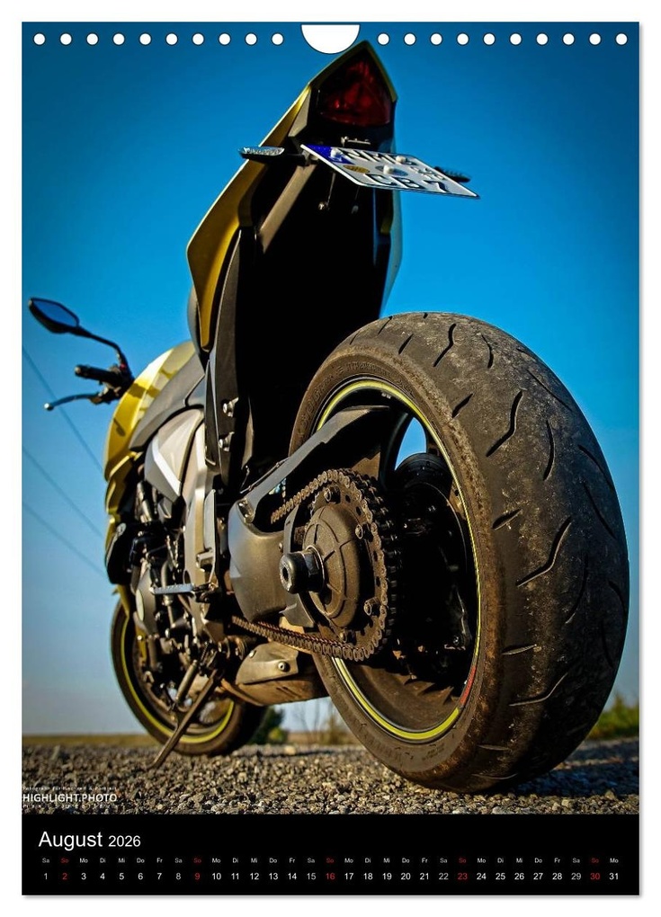 Weitere Ansicht: HONDA CB1000R (Wandkalender 2026 DIN A4 hoch), CALVENDO Monatskalender | Maxi Sängerlaub HIGHLIGHT.photo, Calvendo